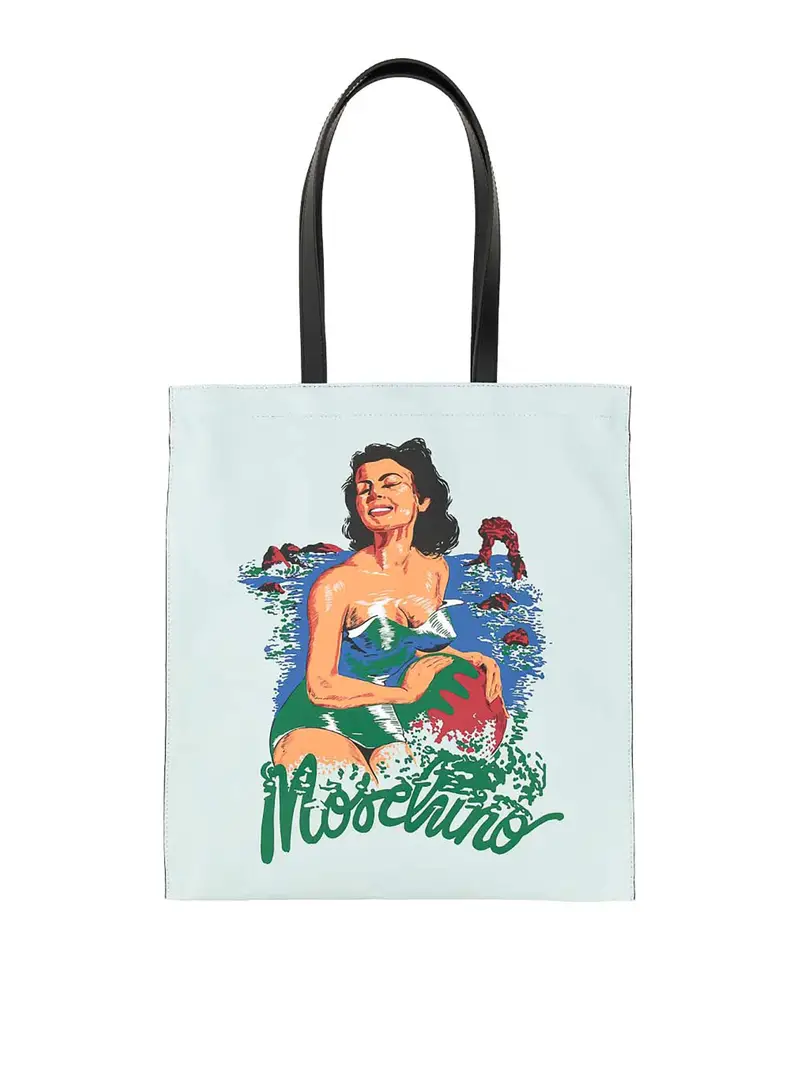 Borsa tote Hawaiana Azzurro