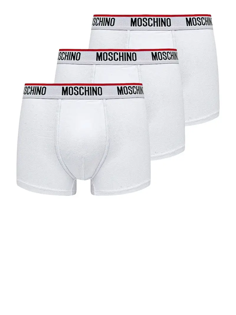 Moschino Boxer Uomo Bianco 3839461