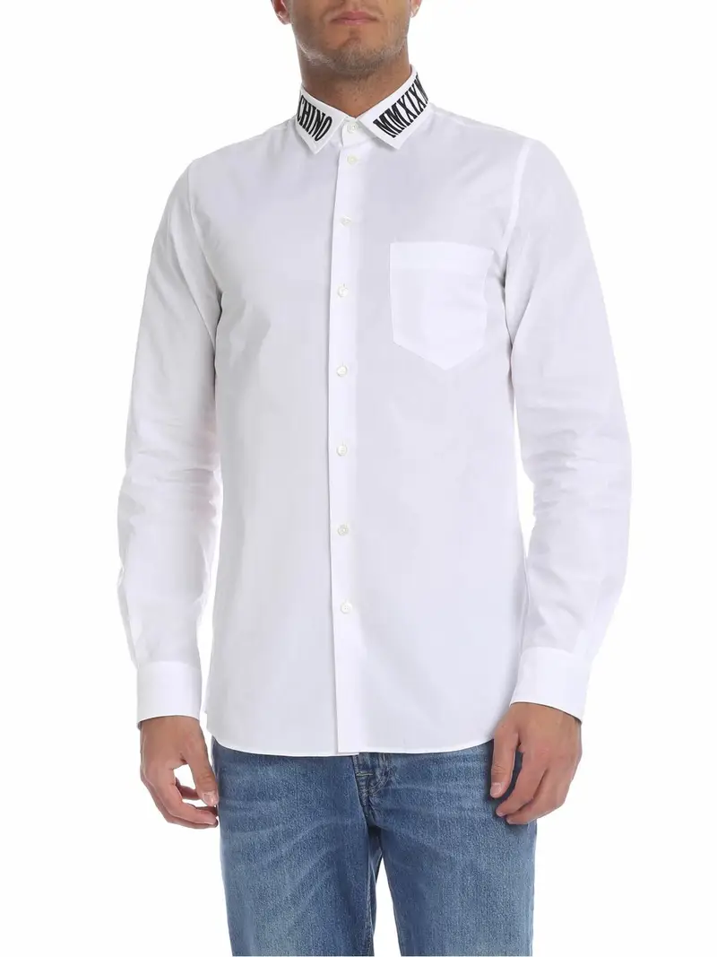 Camicia bianca MMXIX MOSCHINO Bianco