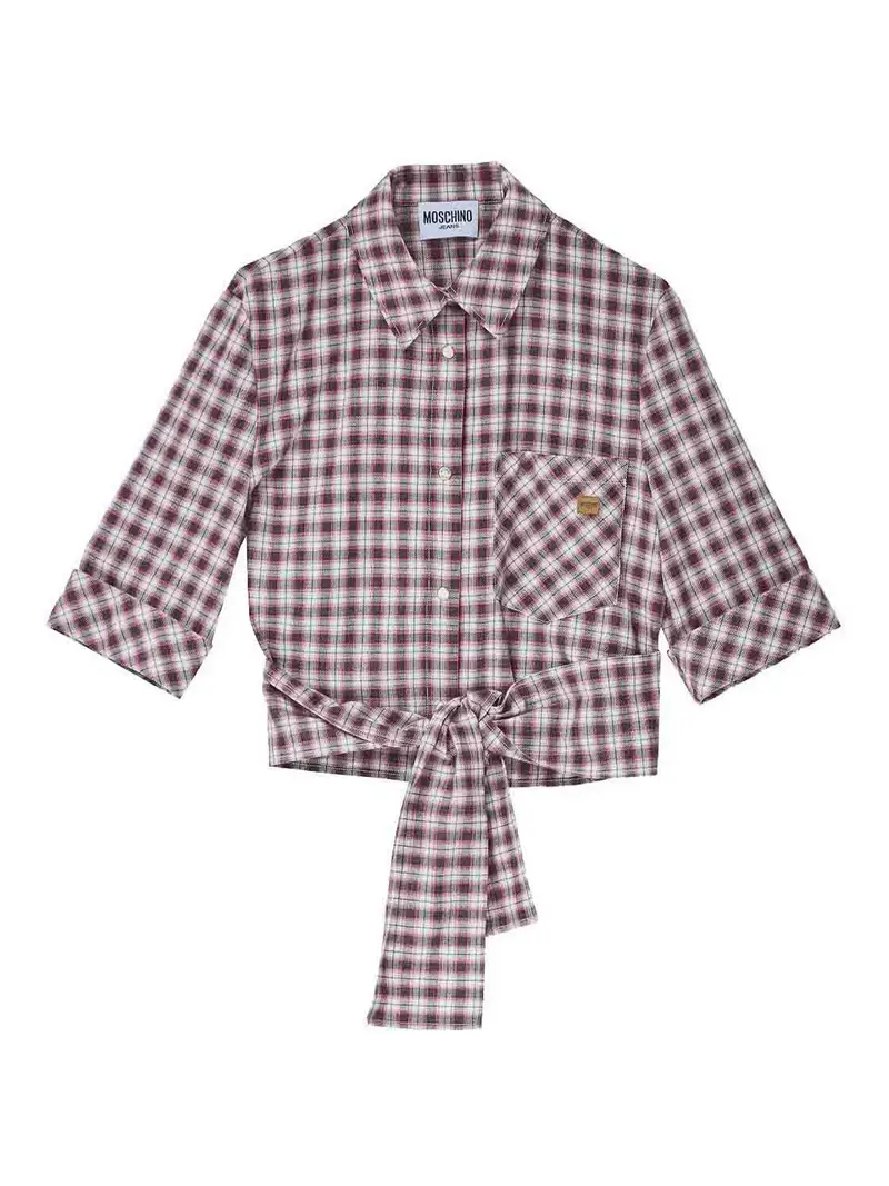 Camicia Corta Incrocio Multicolore