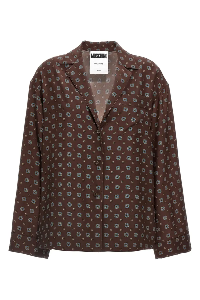 Camicia Fantasia Marrone