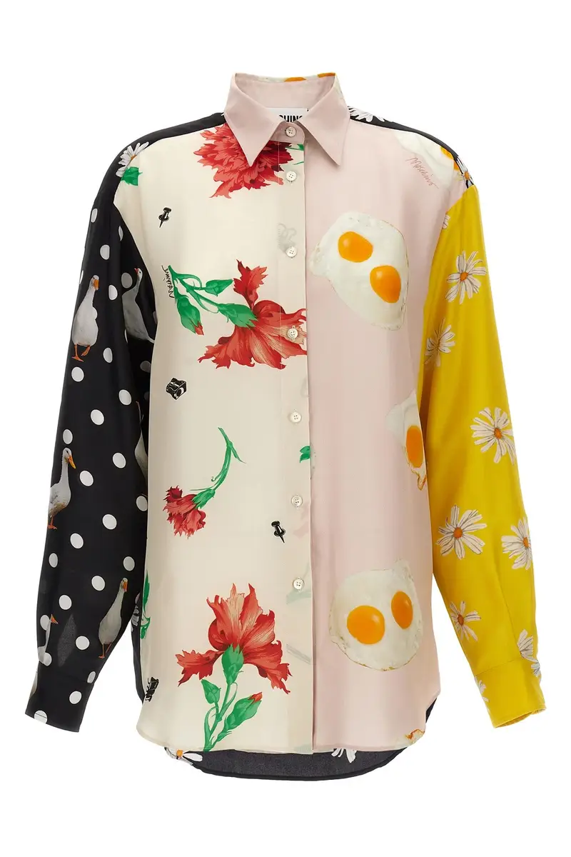 Camicia Stampa Patchwork Multi