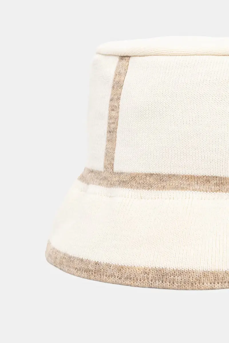 cappello in lana colore beige M3353 65460 miniatura 2