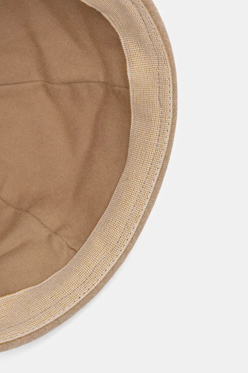 cappello in lana colore beige M5864 60802 miniatura 4