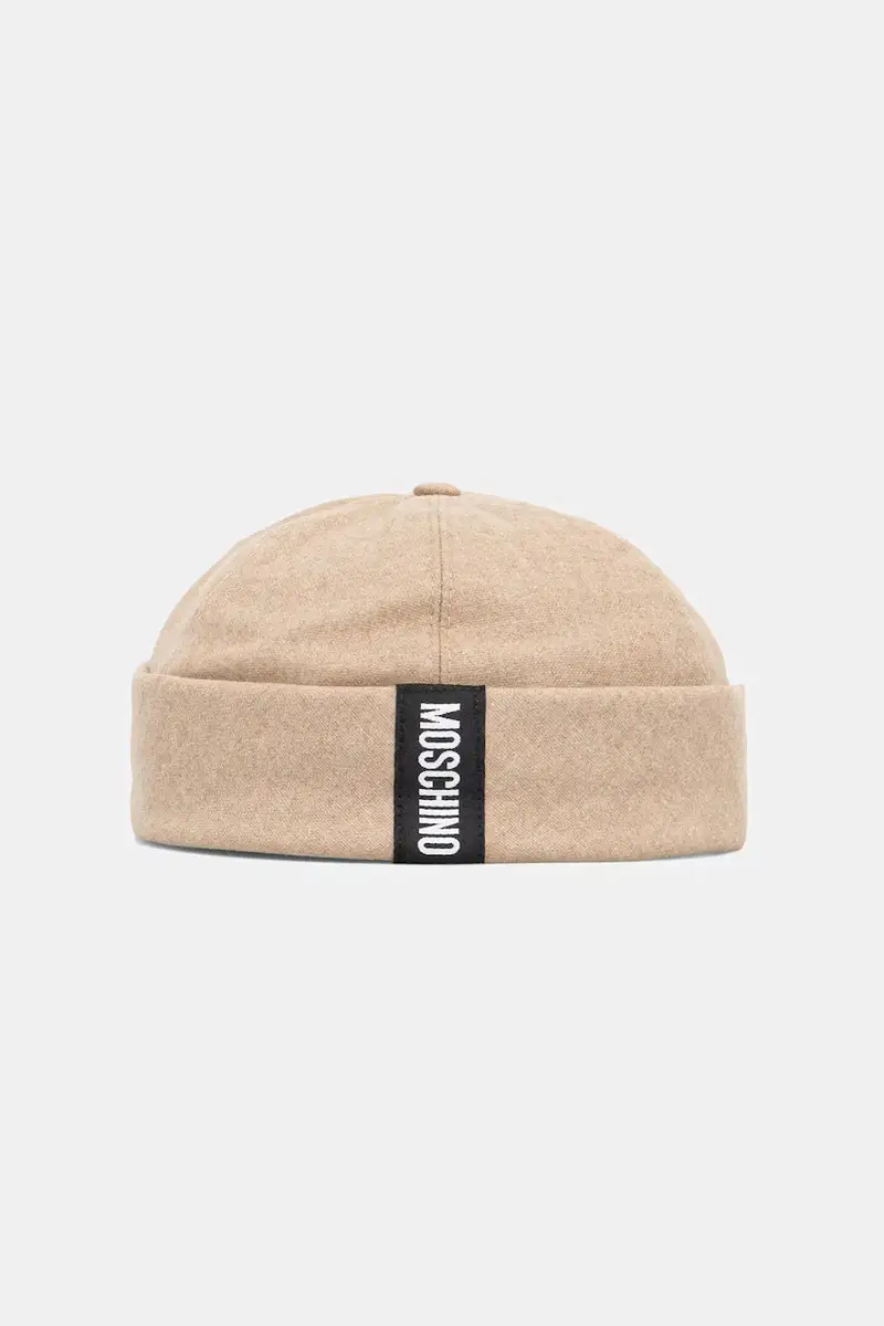 cappello in lana colore beige M5864 60802