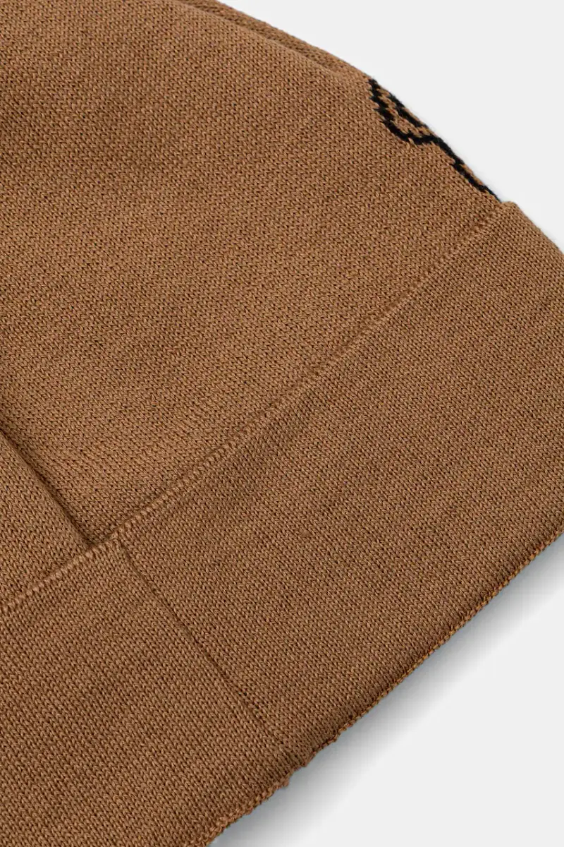 cappello in lana colore marrone M3321 65443 miniatura 2