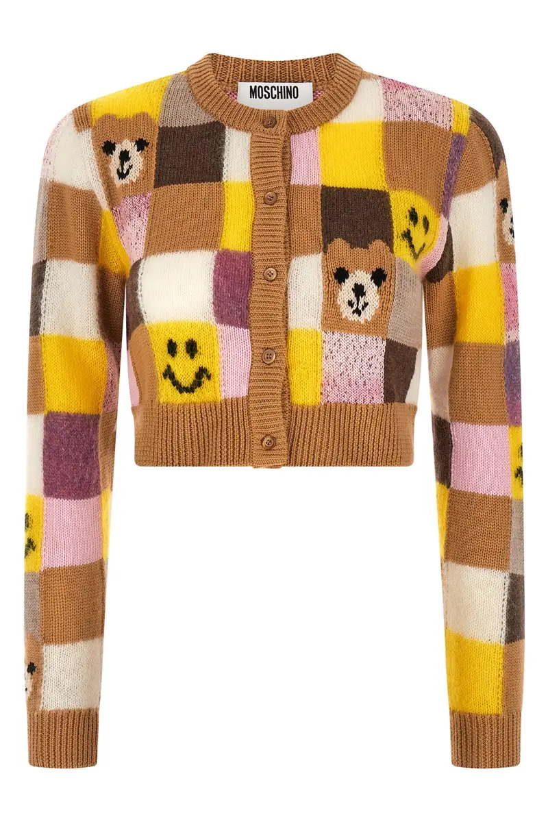 Moschino Cardigan Giallo 4201143