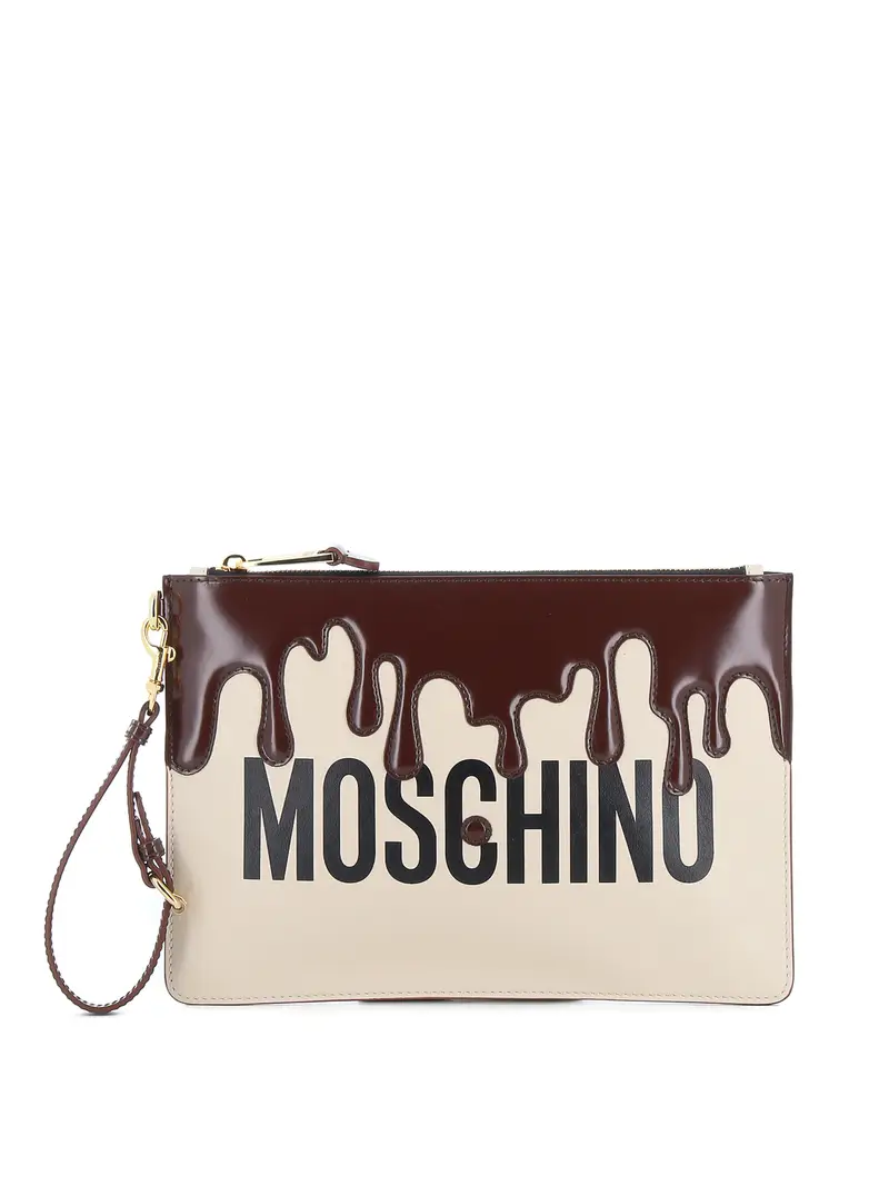 Moschino Clutch Beige 3253782