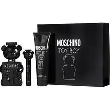 Cofanetto regalo Toy Boy eau de parfum 100 ml, gel doccia 100 ml e miniatura eau de parfum 10 ml