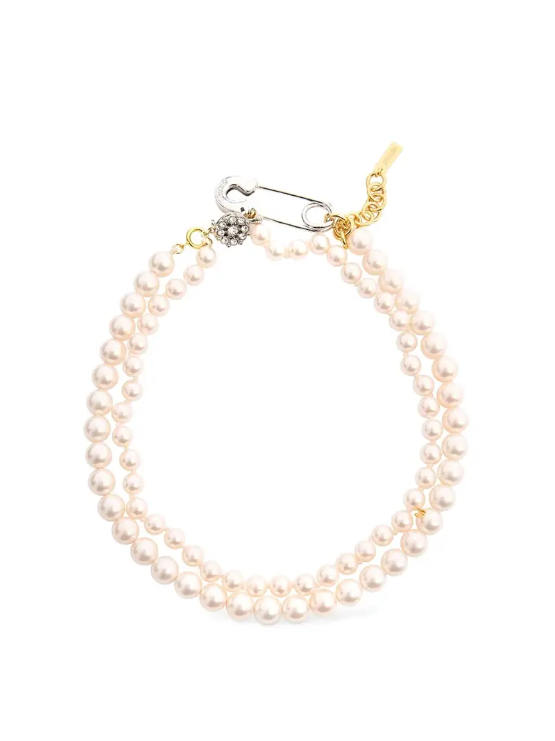 Collana di perle Bianco