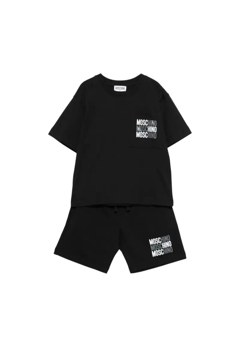 Completo Bambino Moschino HMG00R BLACK
