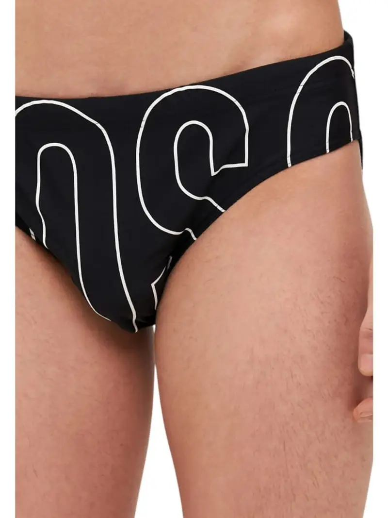 Moschino Slip Uomo Nero 2088521 miniatura 2