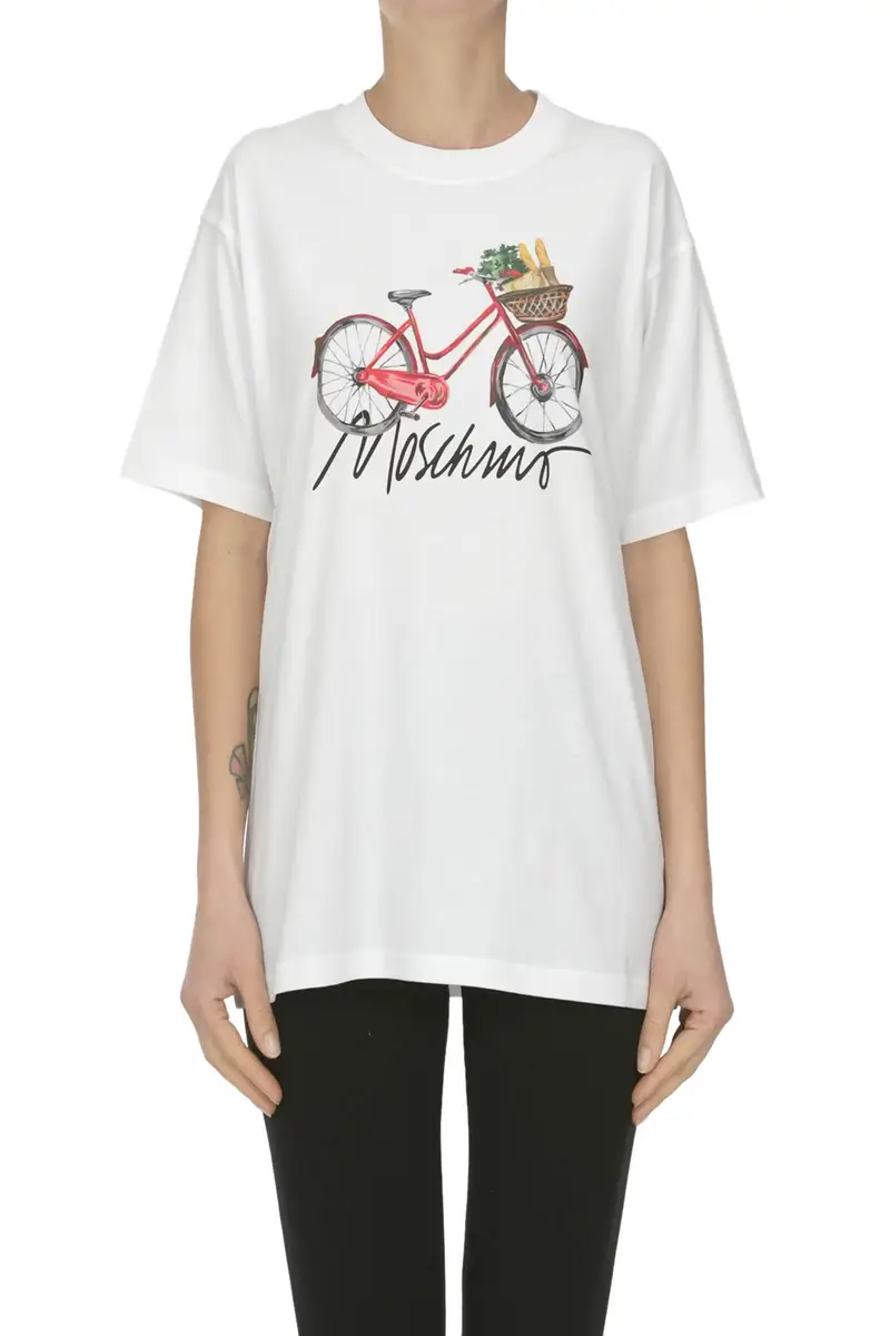 T-shirt con stampa frontale