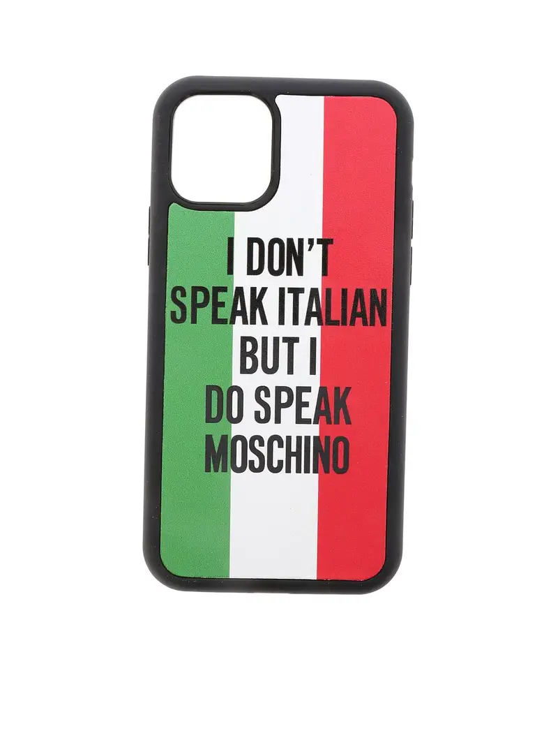 Cover Iphone 11 Pro Italian Slogan Multicolore