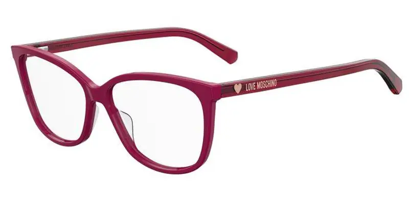Moschino Donna MOL546/TN 8CQ Montature da vista Acetato Rosso Squadrata