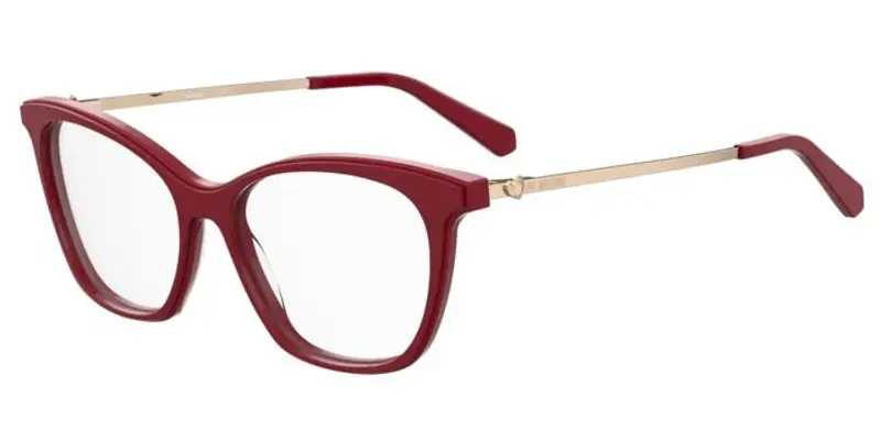 Moschino Donna MOL579 C9A Montature da vista Acetato Rosso Squadrata