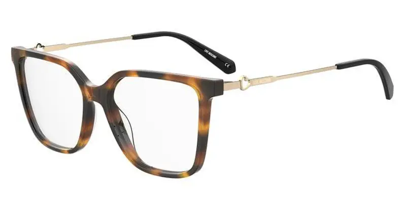 Moschino Donna MOL612 05L Montature da vista Acetato Havana  Squadrata
