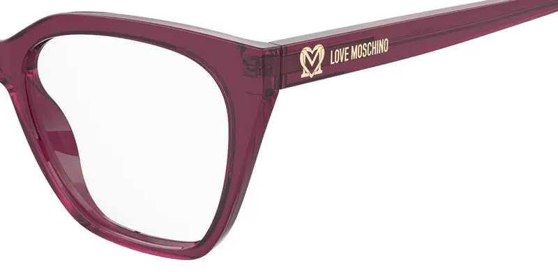Moschino Donna MOL627 MU1 Montature da vista Acetato Fucsia Squadrata Normale miniatura 2