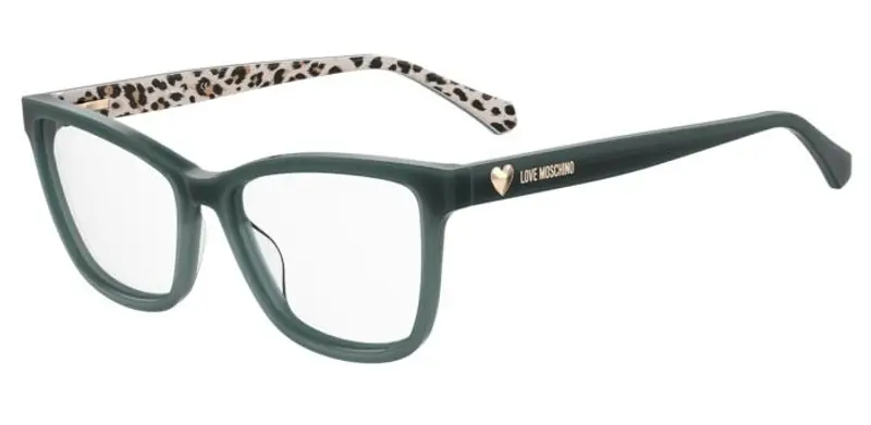 Moschino Donna MOL632 8HC Montature da vista Acetato Verde Cat Eye