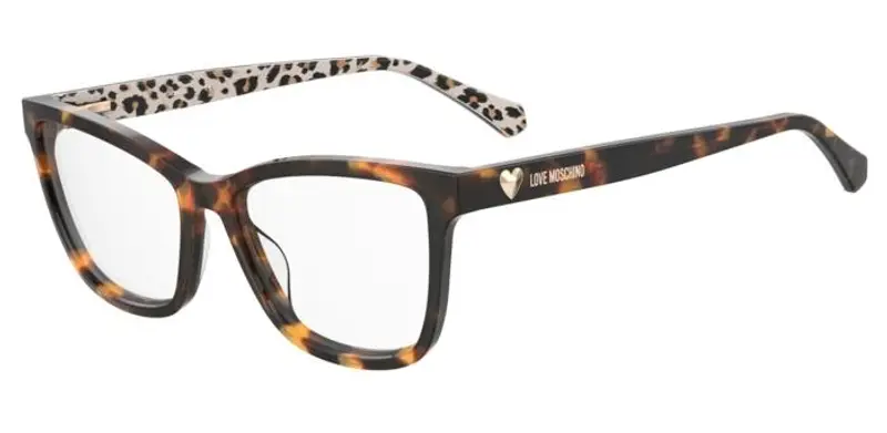 Moschino Donna MOL632 H7P Montature da vista Acetato Havana Cat Eye