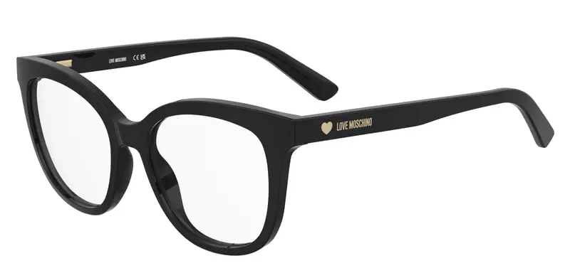Donna MOL654 807 Montature da vista Acetato Nero Rotonda Normale