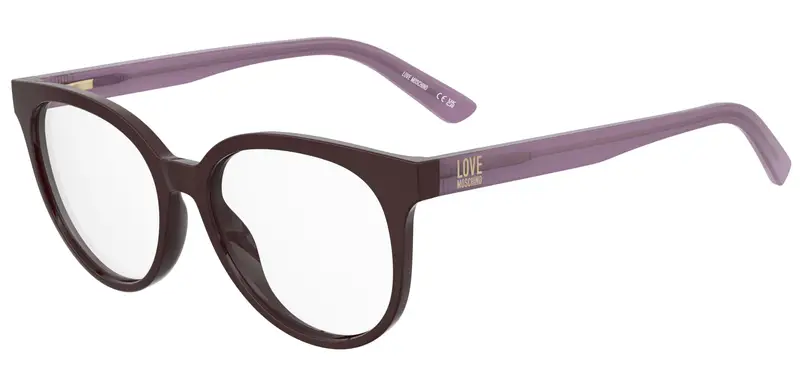 Moschino Donna MOL658 0T7 Montature da vista Acetato Viola  Squadrata Normale