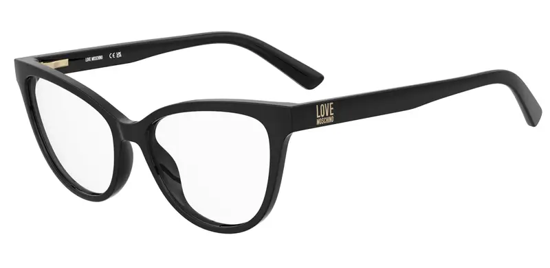 Donna MOL659 807 Montature da vista Acetato Nero Cat Eye Normale