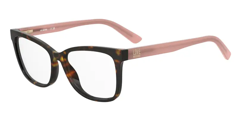 Moschino Donna MOL660 086 Montature da vista Acetato Havana  Squadrata Normale