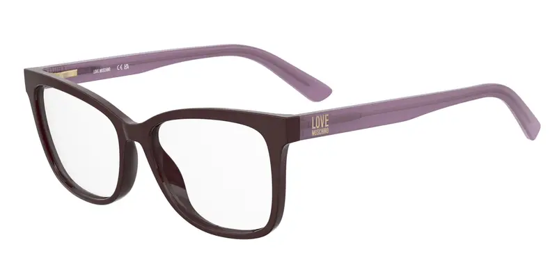 Moschino Donna MOL660 0T7 Montature da vista Acetato Viola  Squadrata Normale