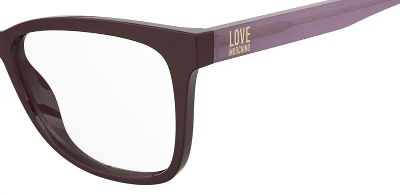 Moschino Donna MOL660 0T7 Montature da vista Acetato Viola Squadrata Normale miniatura 2