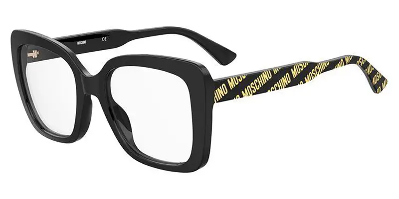 Moschino Donna MOS614 807 Montature da vista Acetato Nero  Geometrica