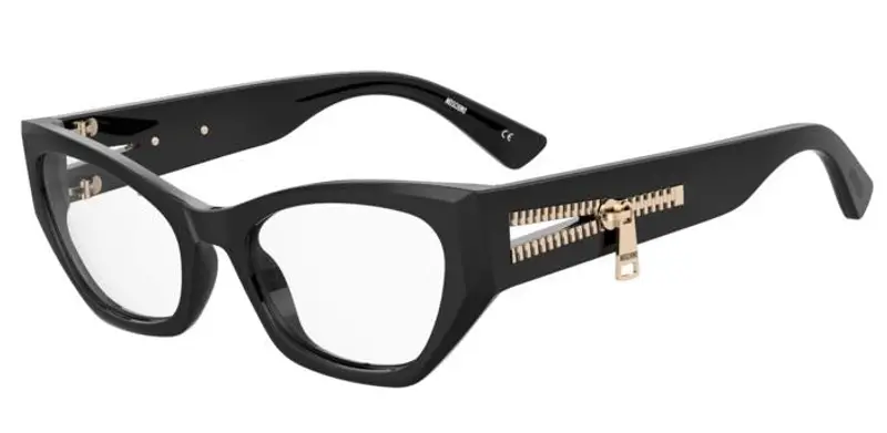 Moschino Donna MOS632 807 Montature da vista Acetato Nero  Cat Eye
