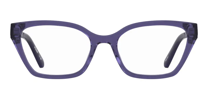 Donna Moschino MOL687 B3V Montature da vista Polyamide Viola Squadrata Normale miniatura 2