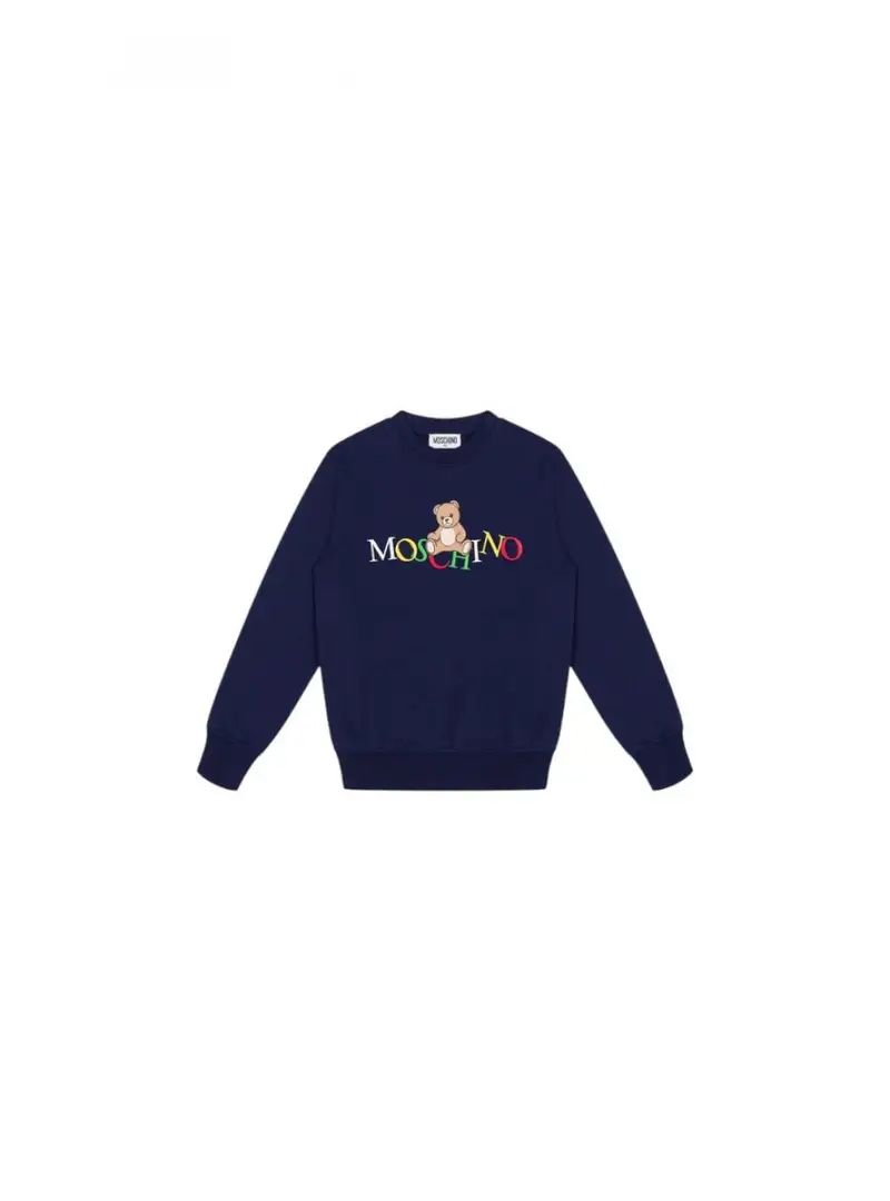 Felpa Bambino Moschino MUF064 BLUE