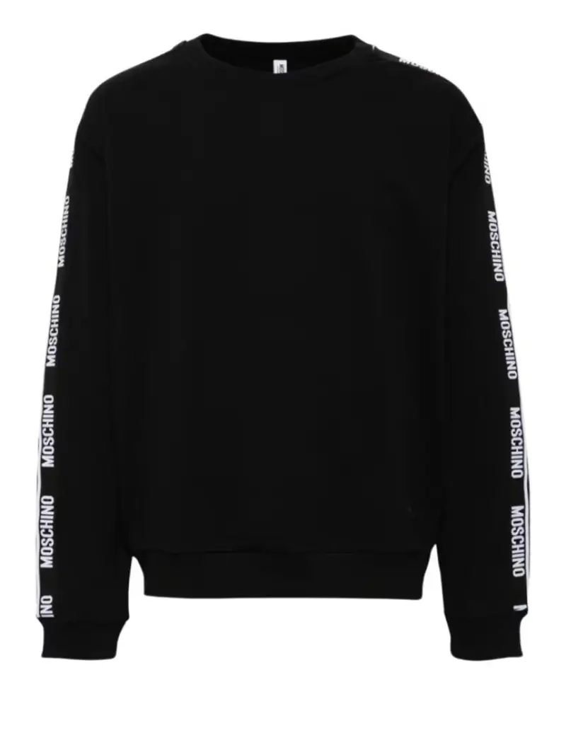 felpa moschino da uomo - nero