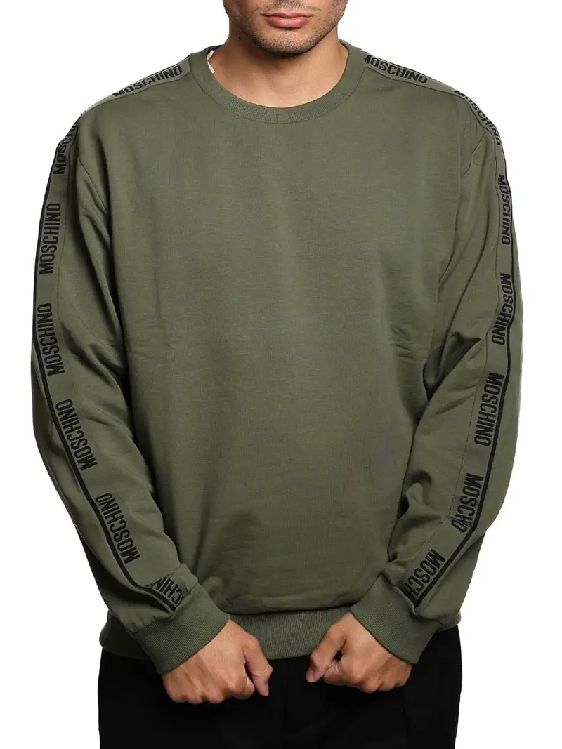 felpa moschino da uomo - verde