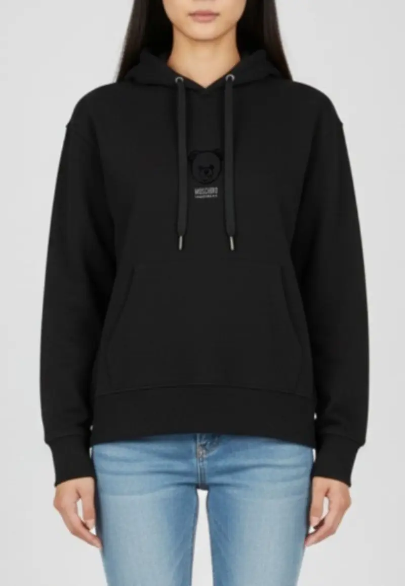 FELPA MOSCHINO UNDERWEAR NERO