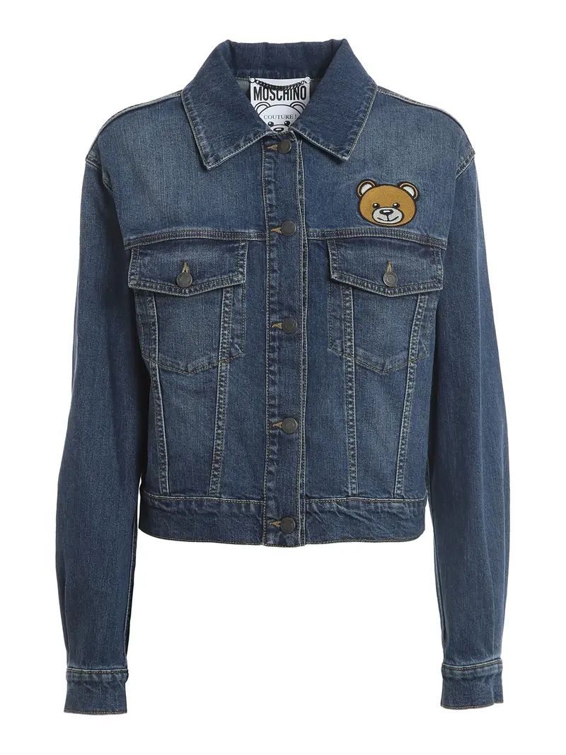 Giacca in denim Teddy Bear Lavaggio scuro