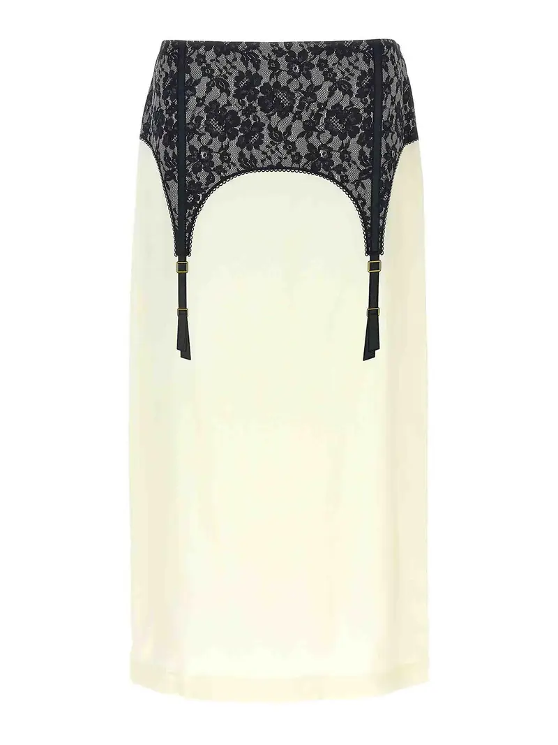 Gonna Trompe Loeil Bianco