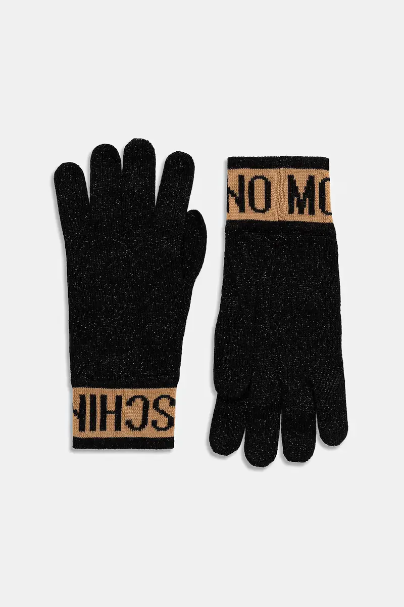 Moschino Guanti Donna Nero 3645491
