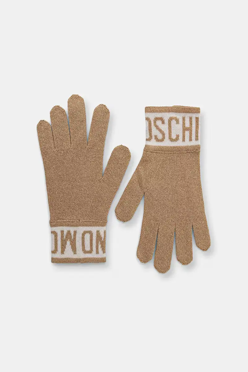 Moschino Guanti Donna Oro 3660797