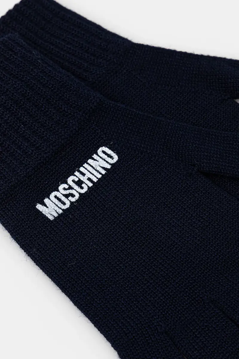 guanti con lana colore blu navy M3326 65444 miniatura 2