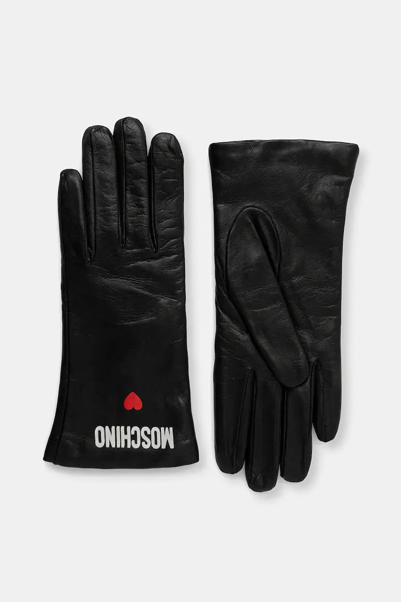 Moschino Guanti Donna Nero 3648491