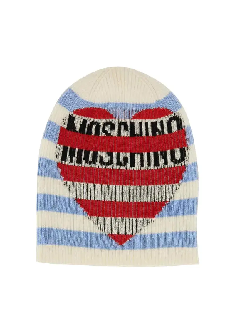 Berretto In Lana Con Logo Multicolore