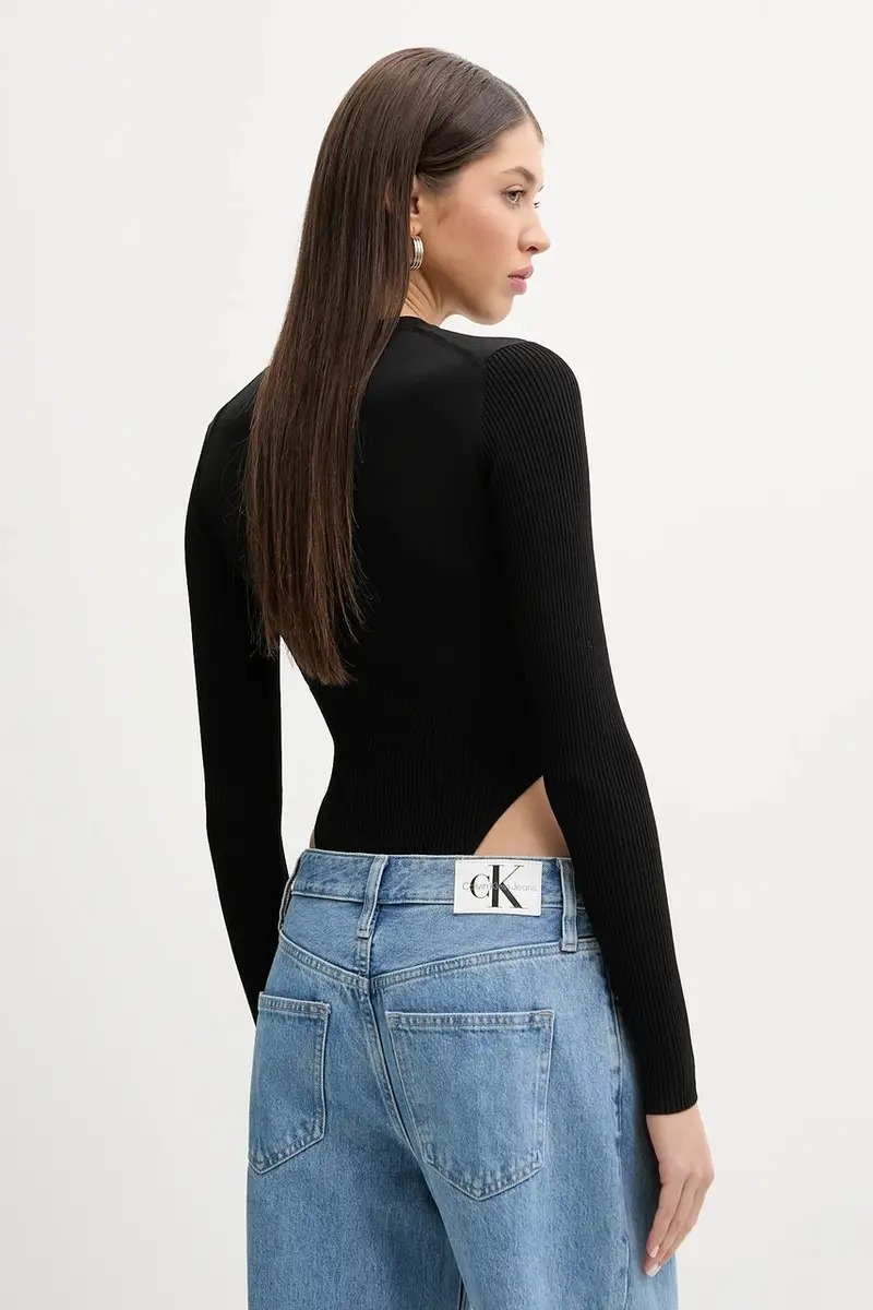 Moschino Jeans Body Donna Nero 3635785 miniatura 3