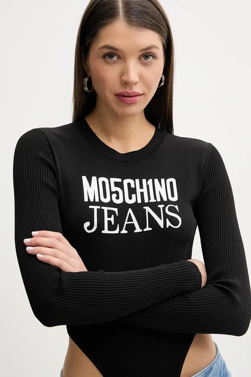 Moschino Jeans Body Donna Nero 3635785 miniatura 4
