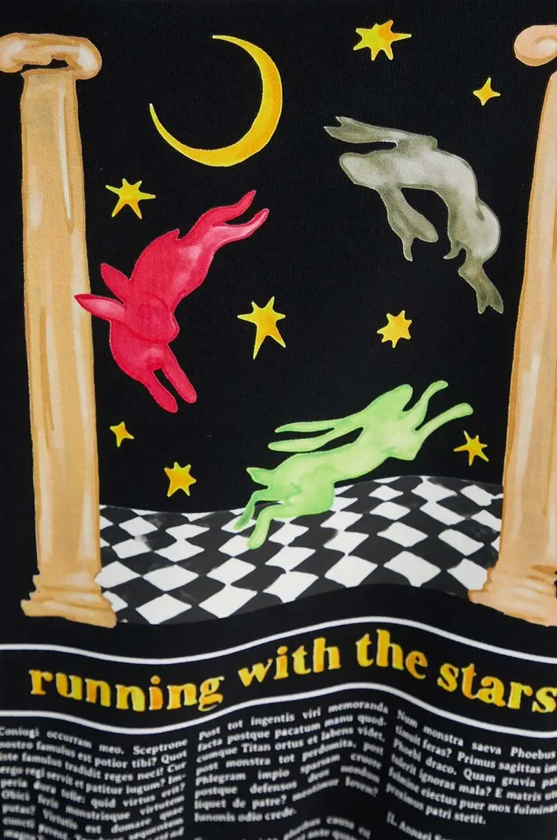 felpa in cotone donna colore nero con cappuccio A1703 8732 miniatura 5