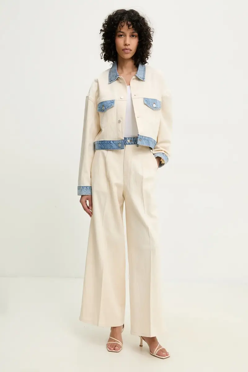 giacca colore beige 0509 3717 miniatura 2