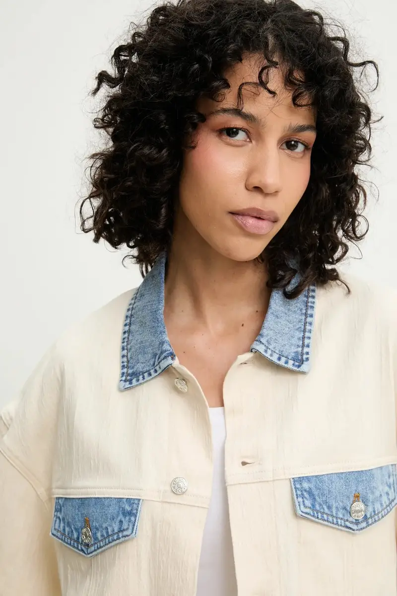 giacca colore beige 0509 3717 miniatura 4