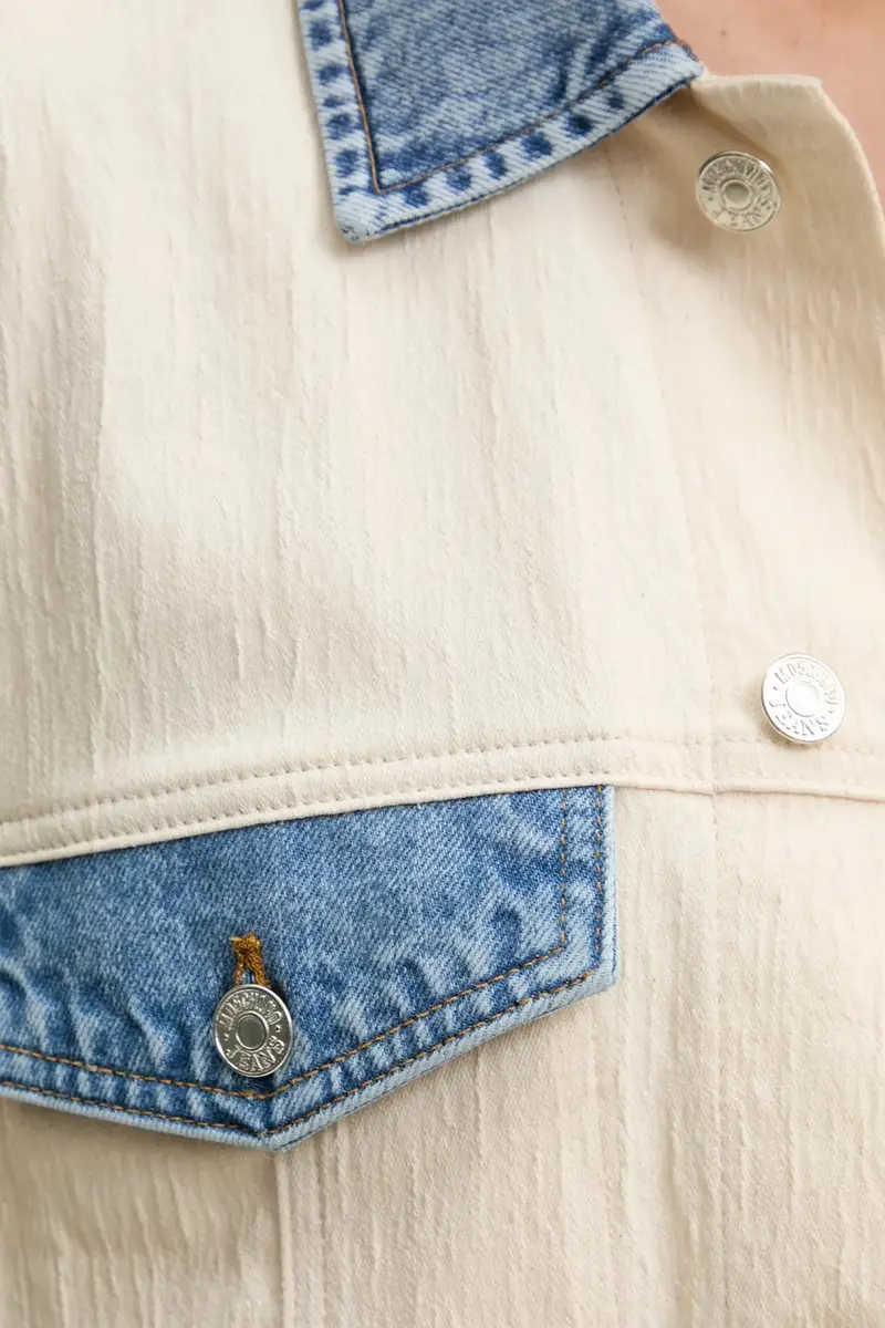 giacca colore beige 0509 3717 miniatura 5